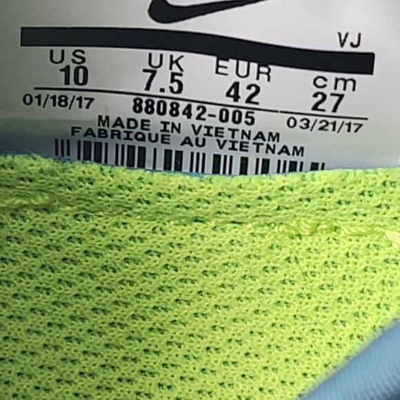 Nike Free RN Commuter 2017 Women's Blue Running Shoes 880842-005 US Size 10 - Picture 8 of 8